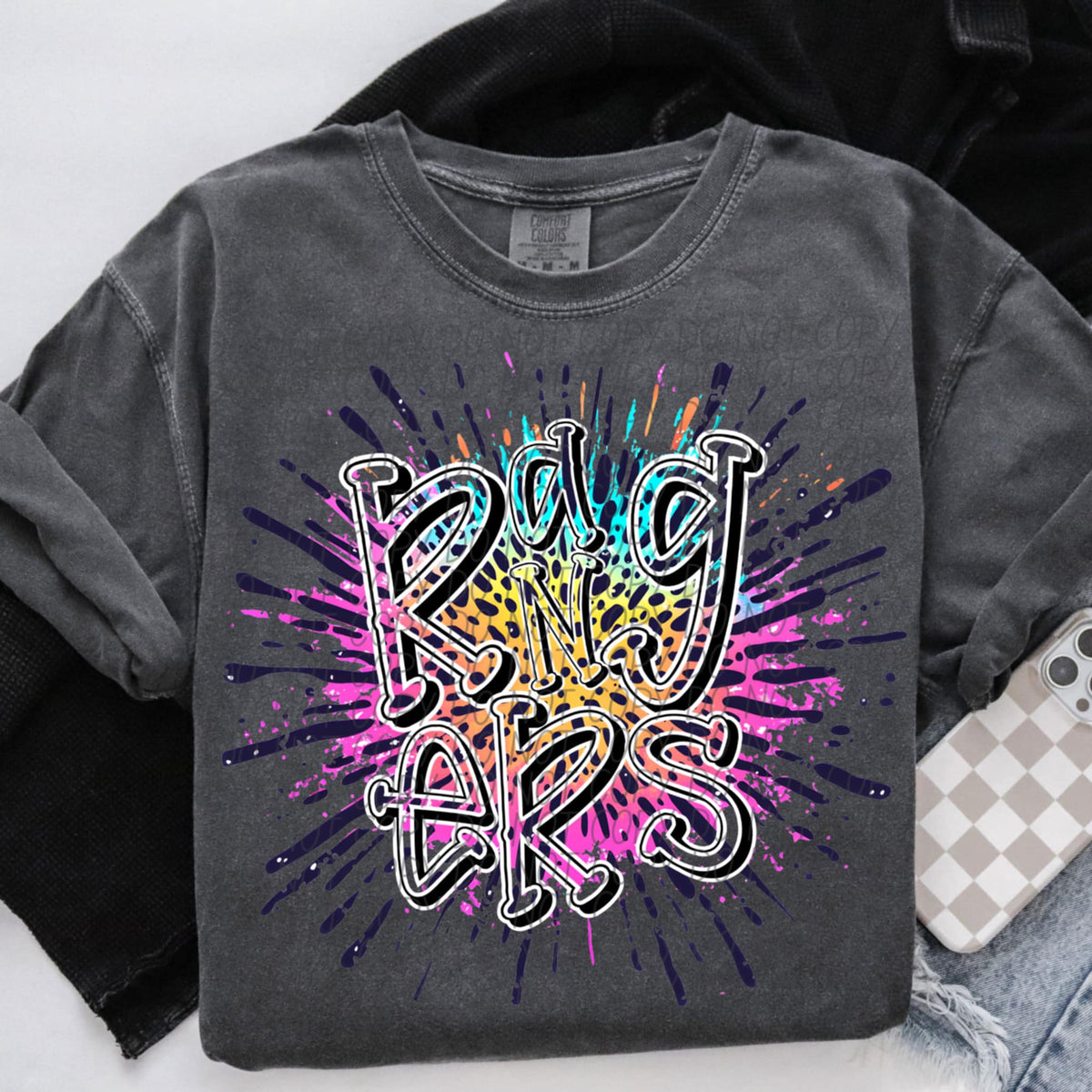 Colorful Burst Mascots (City)