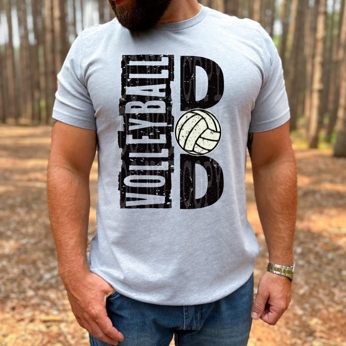 Volleyball dad vertical (DD) 87368 DTF transfer