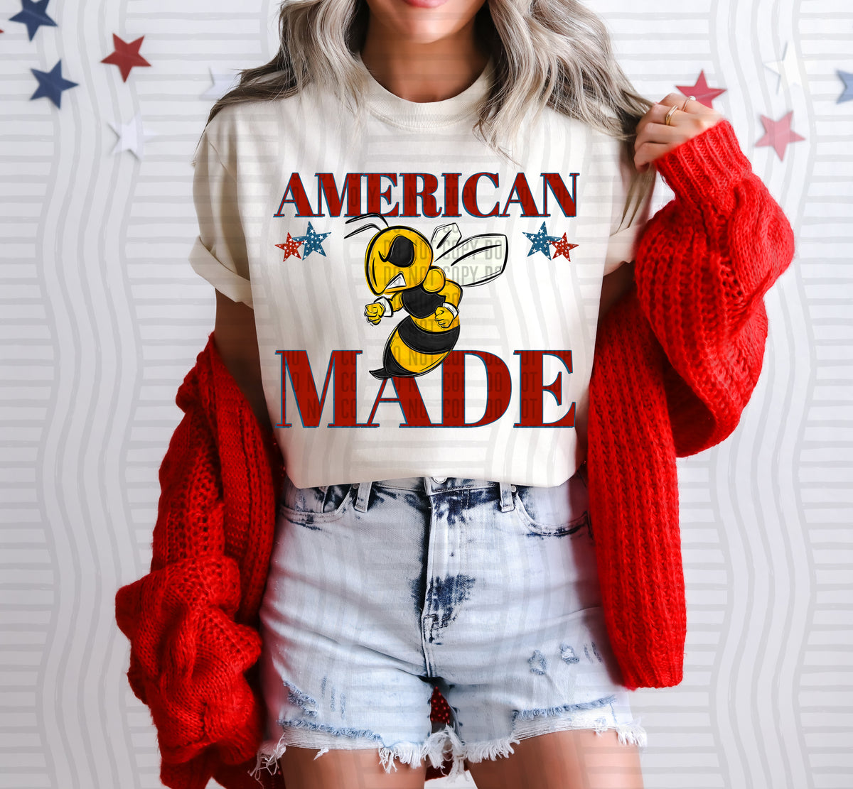 American made yellowjackets (Caplinger) DTF Transfer