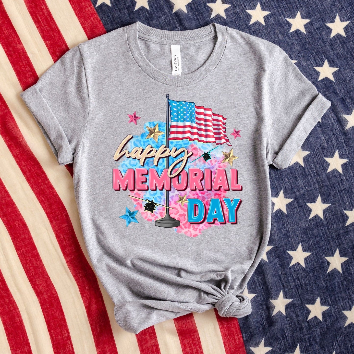 Happy Memorial Day-47070-DTF transfer