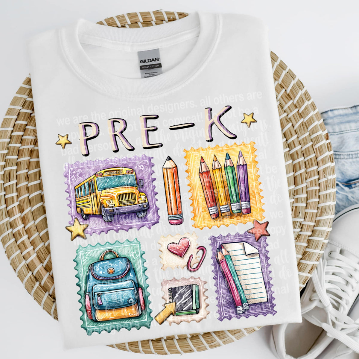 Pre-k stamps (TTD) 109901 DTF transfer