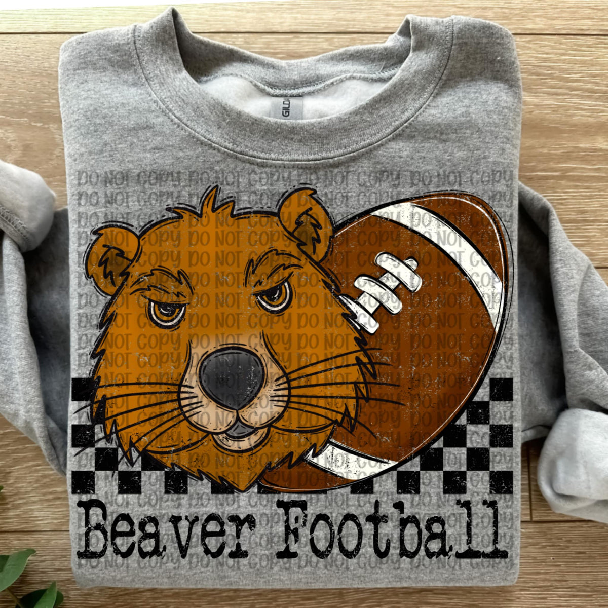 Beaver Football Checker VP DTF transfer
