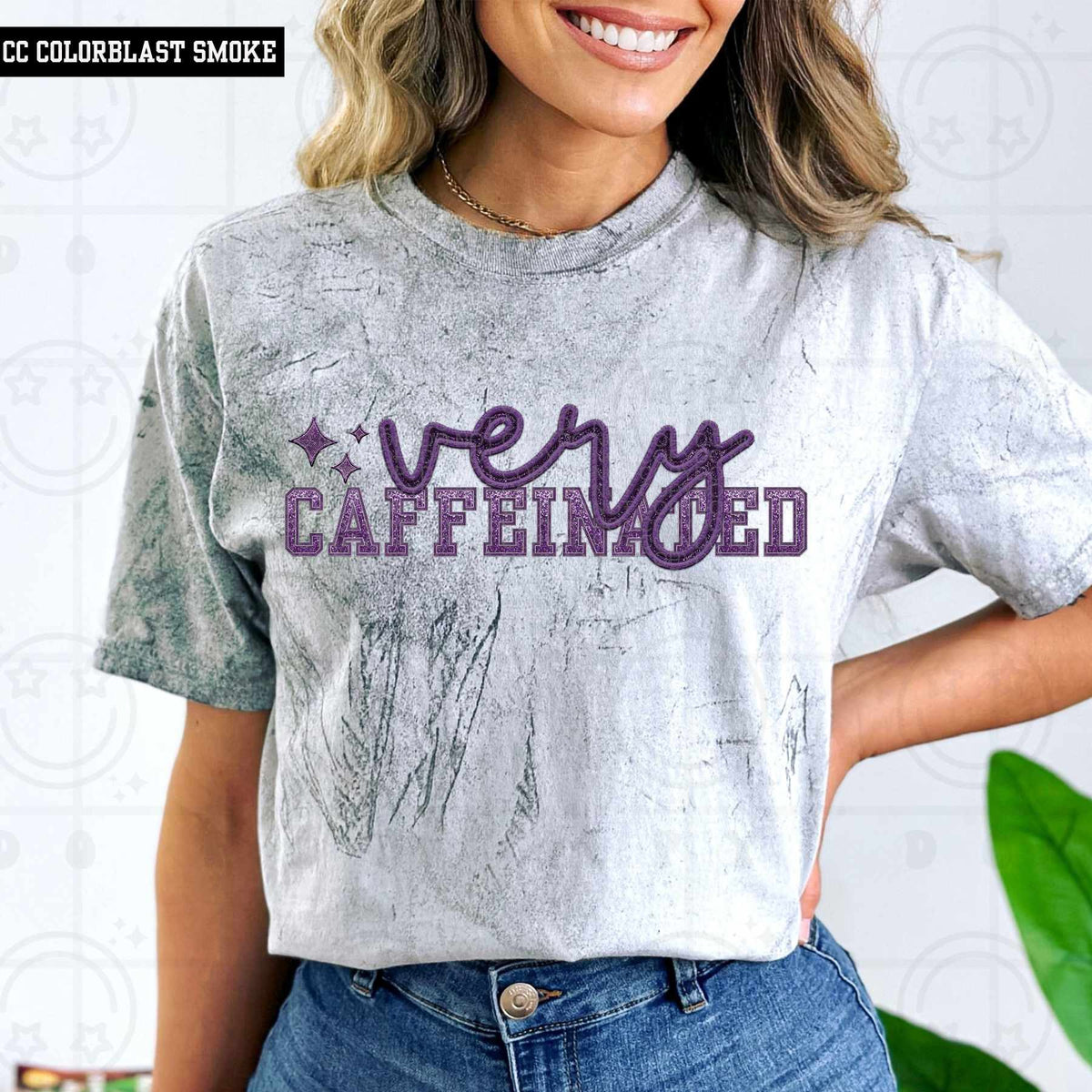 Very caffeinated purple (HW) 79388 DTF transfer