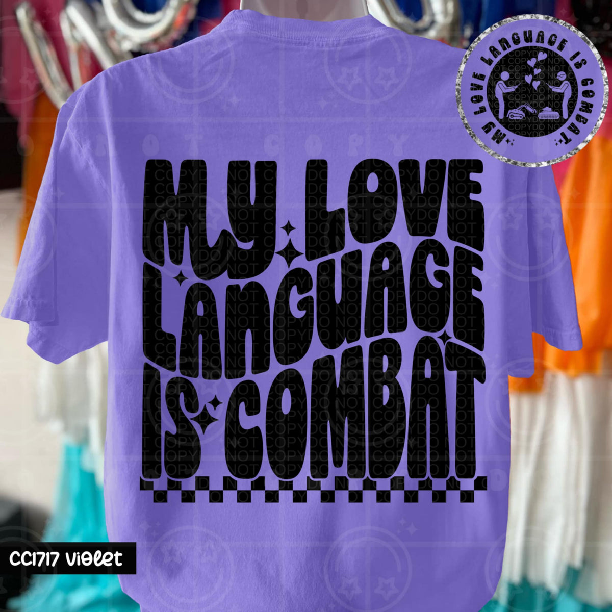 My love language is combat BACK (HW) 95740 DTF transfer