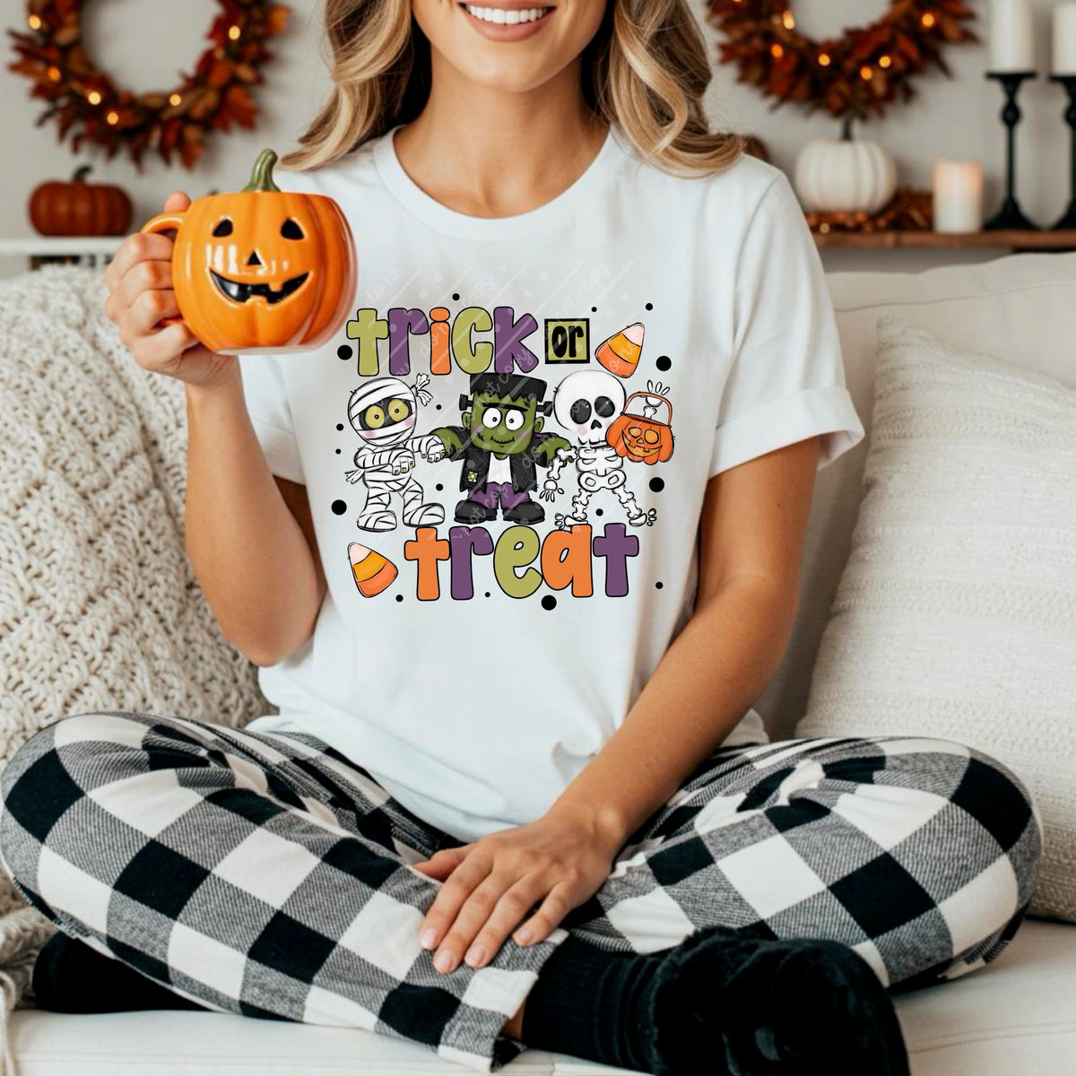 Trick or treat monsters (exclusive) DTF Transfer