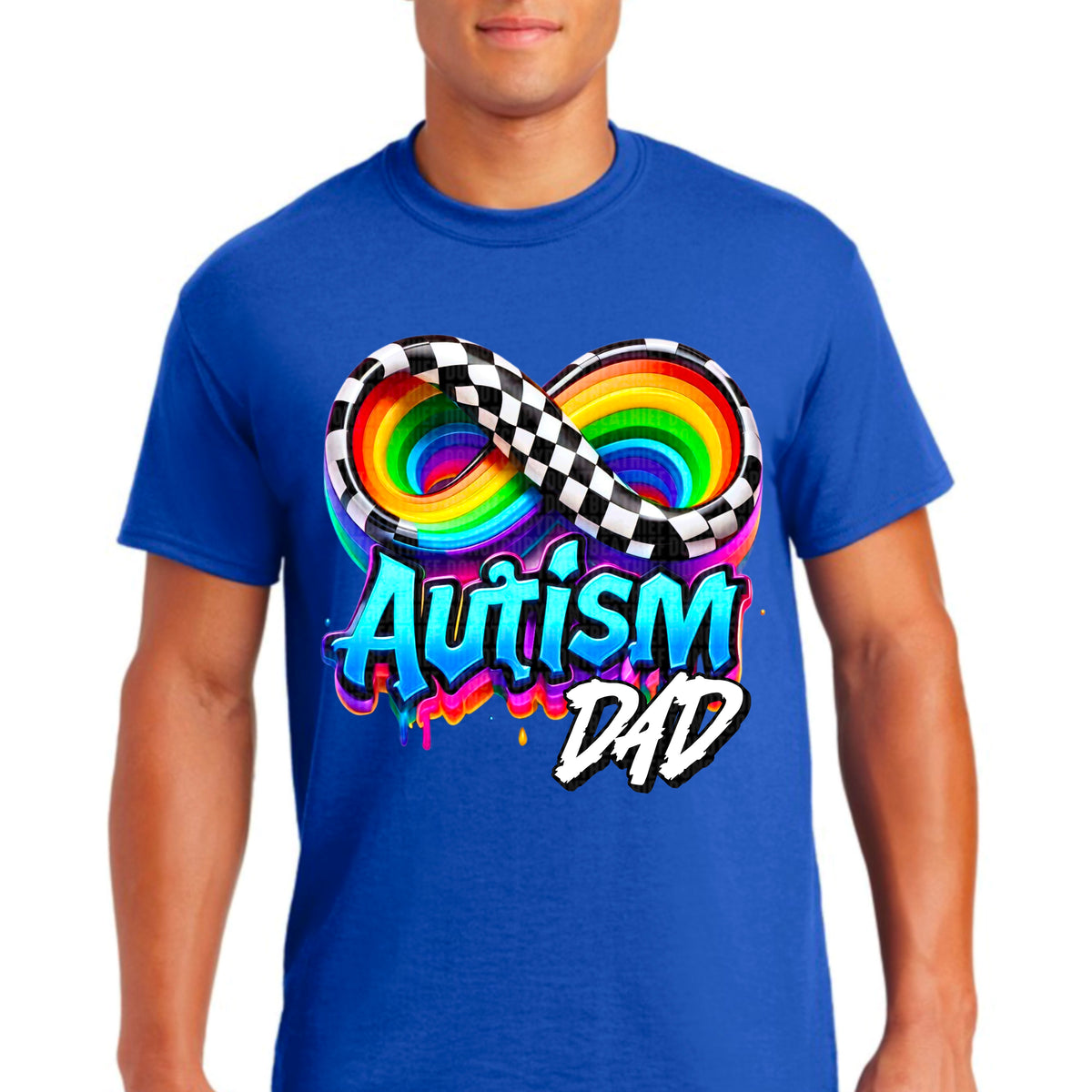 Autism dad 93838 DTF transfer