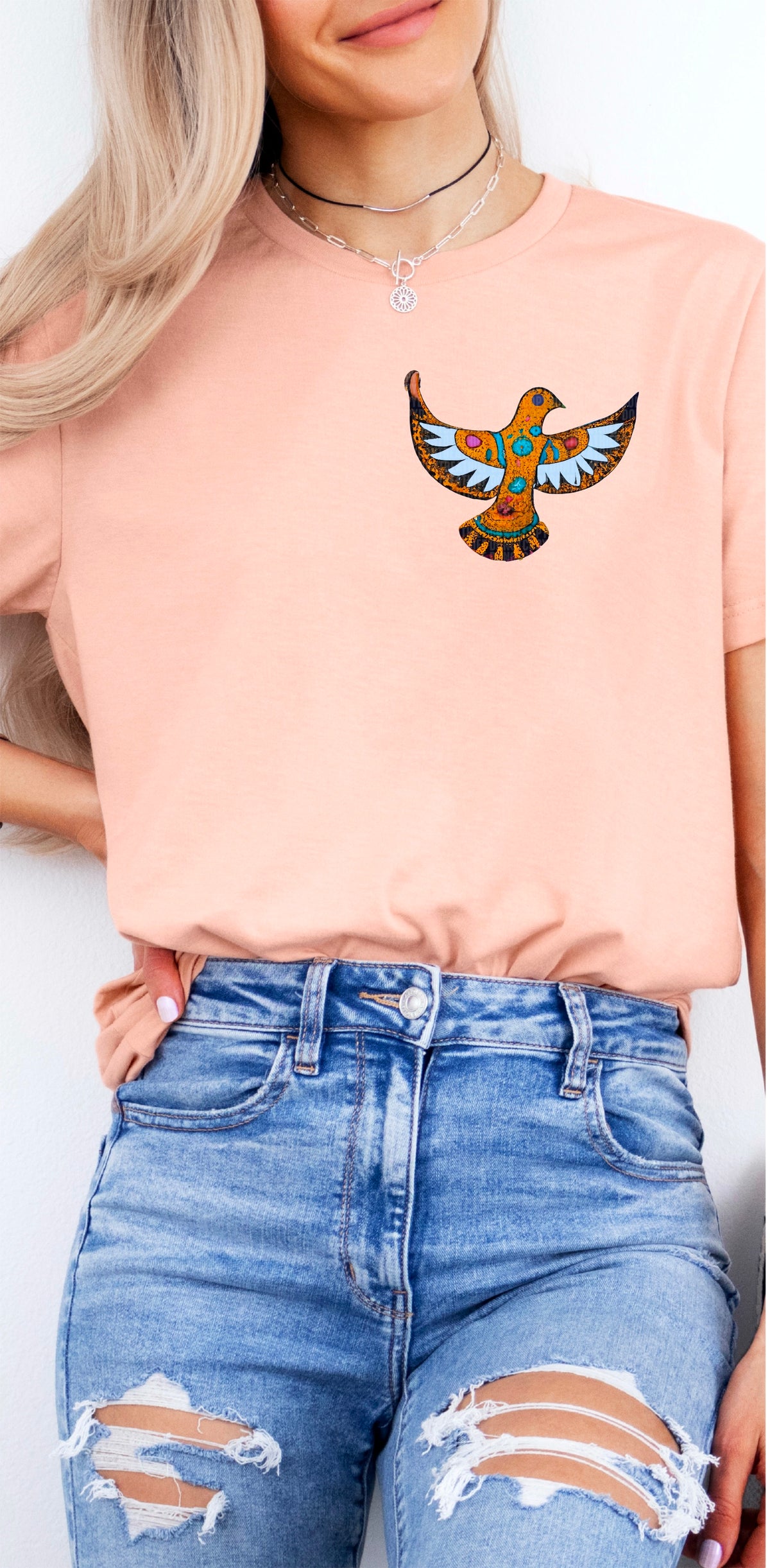 Holy Spirit bird pocket 95021 DTF transfer