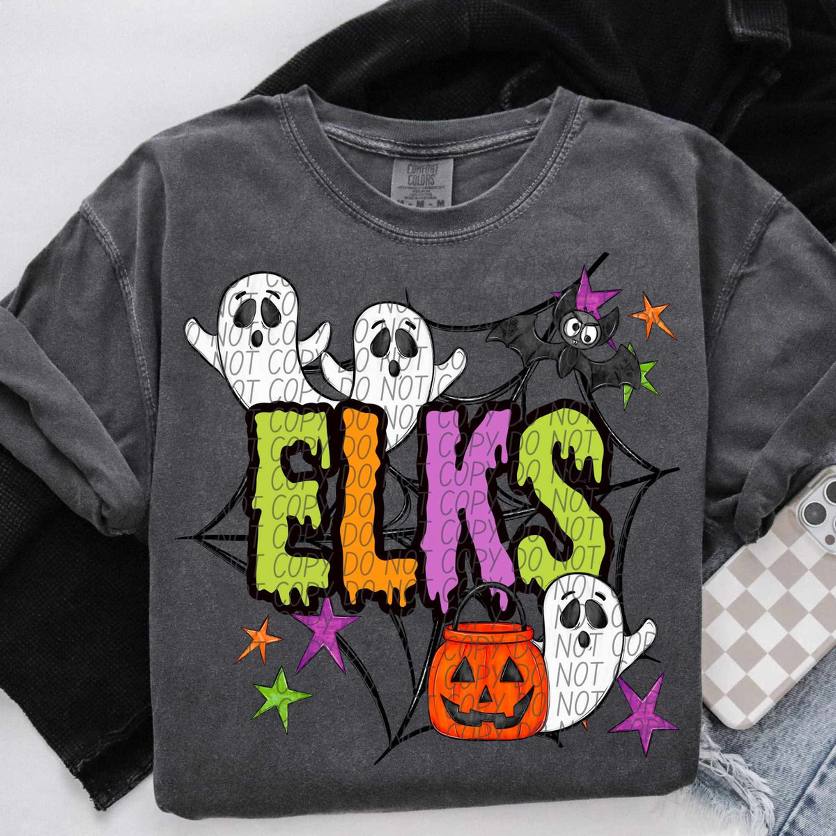 Elks Halloween (City) DTF transfer