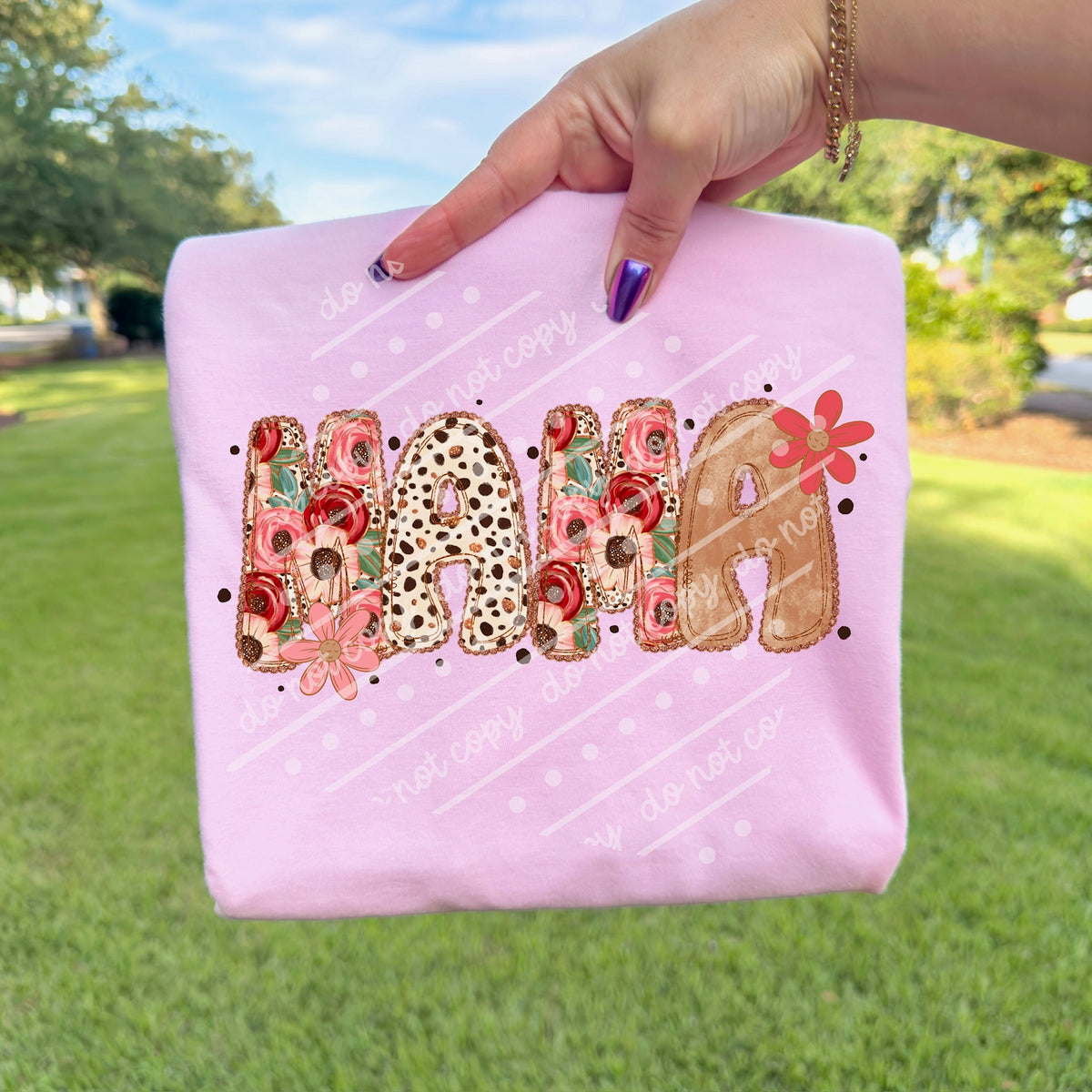 Mama blush and roses (exclusive) DTF Transfer