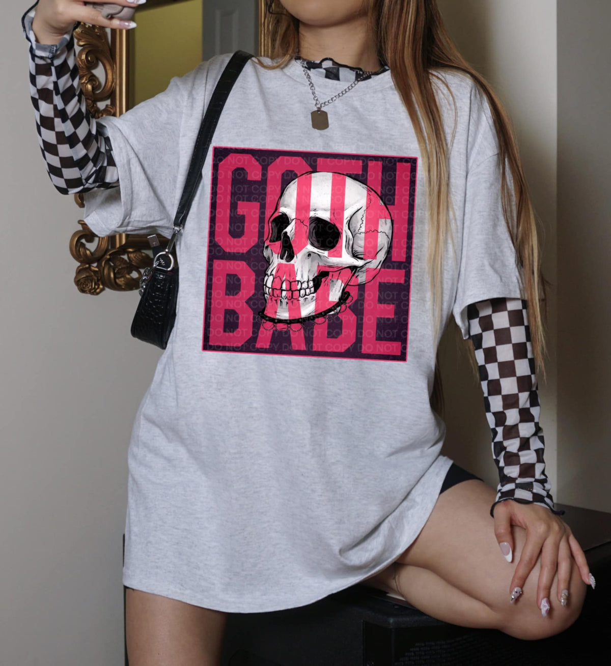 Goth babe (SCG) 96304 DTF transfer