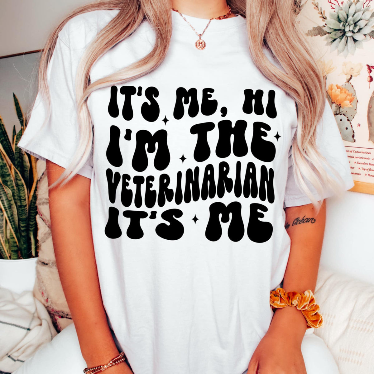 It’s me, hi I’m the veterinarian it’s me BLACK (CMD) 92190 DTF transfer