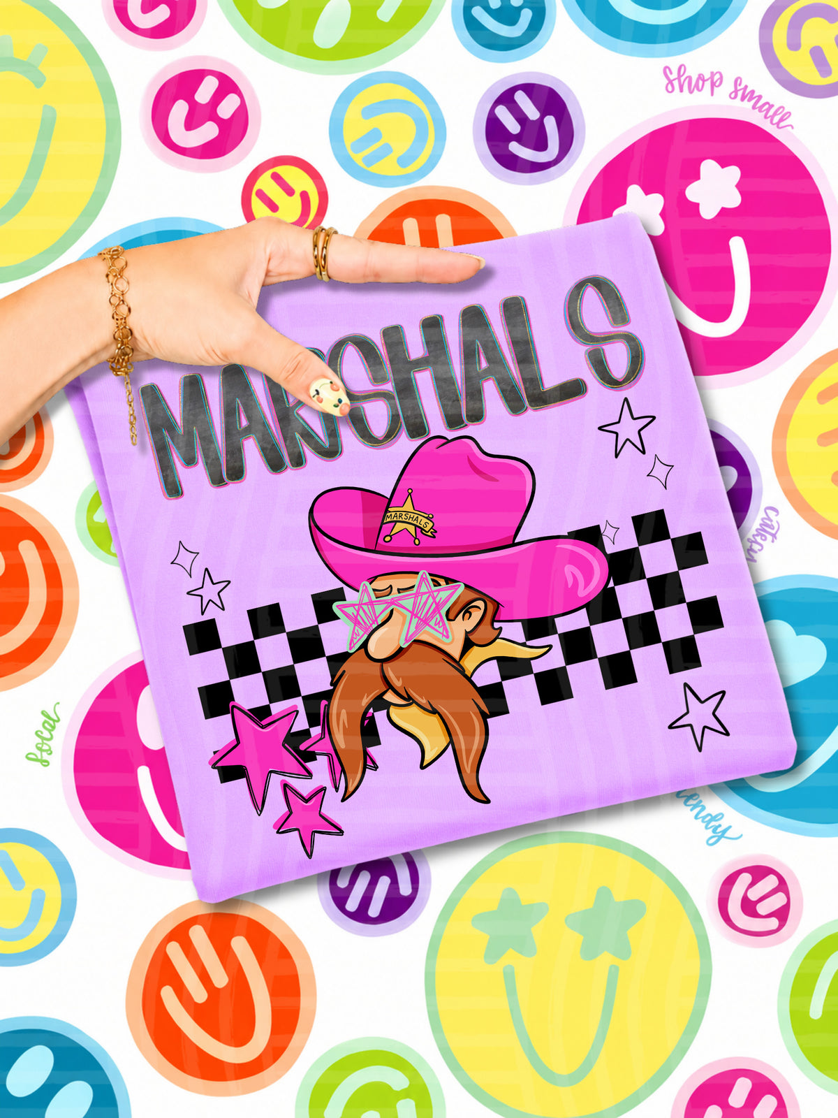 marshals starry eyed checks (CAPLINGER) DTF Transfer