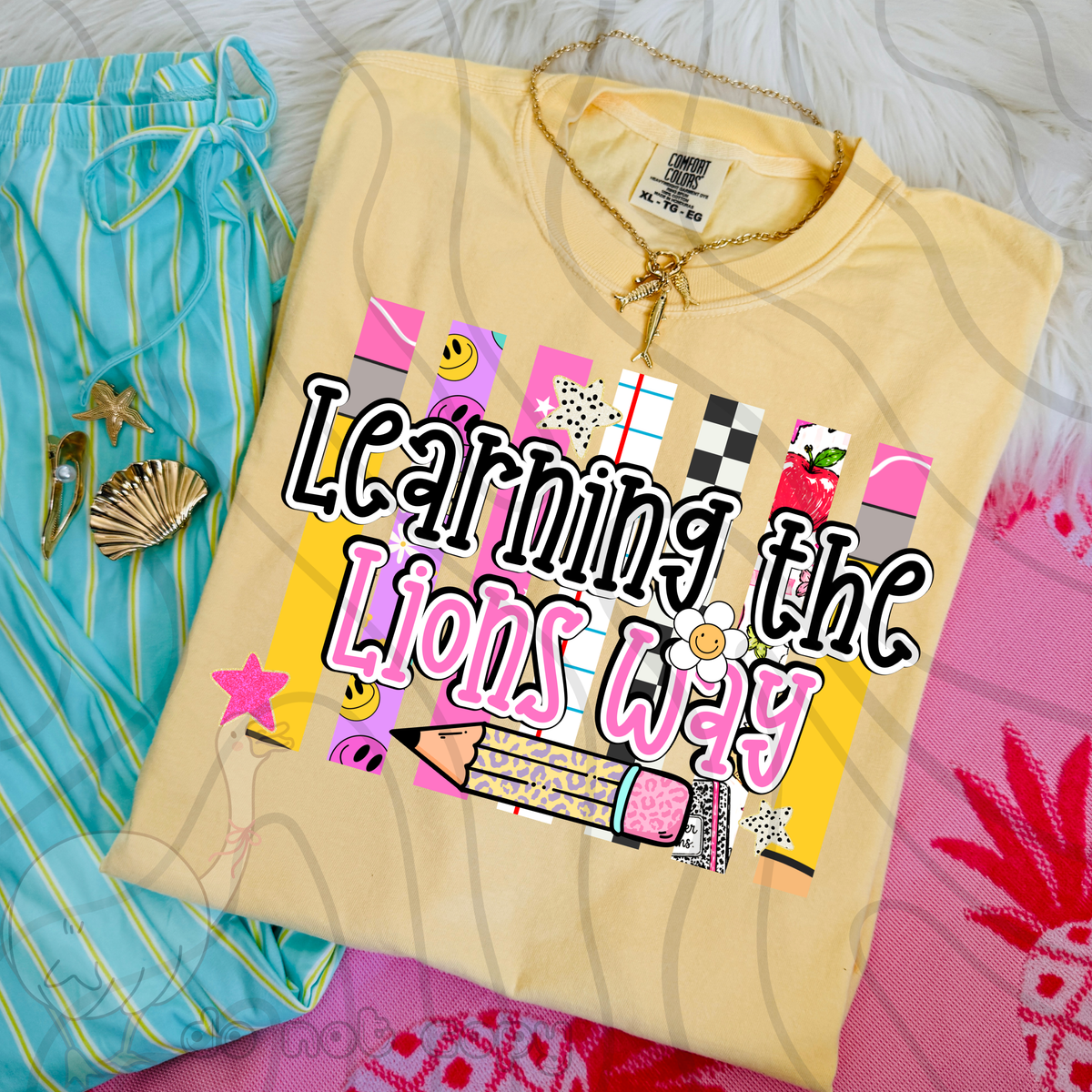 Learning the lions way school stripes (DKD) DTF Transfer