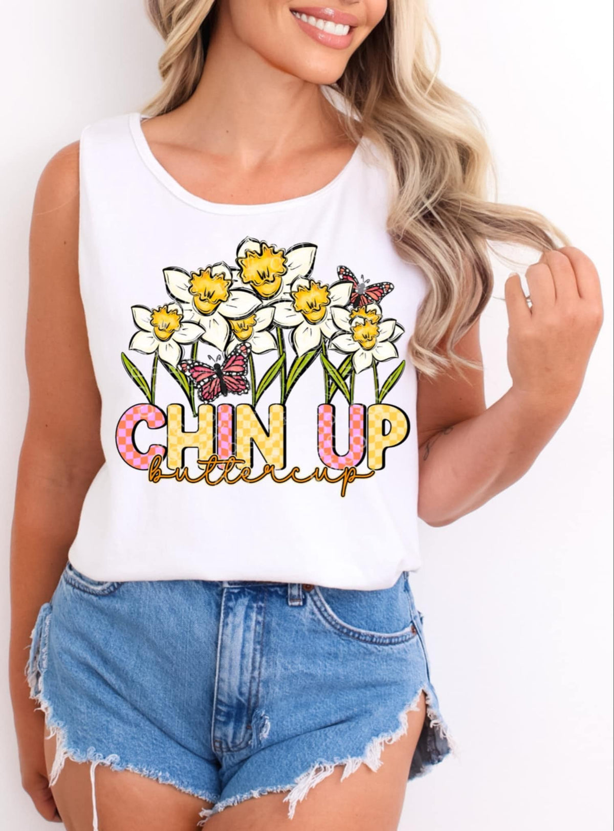 Chin up buttercup 94328 DTF transfer