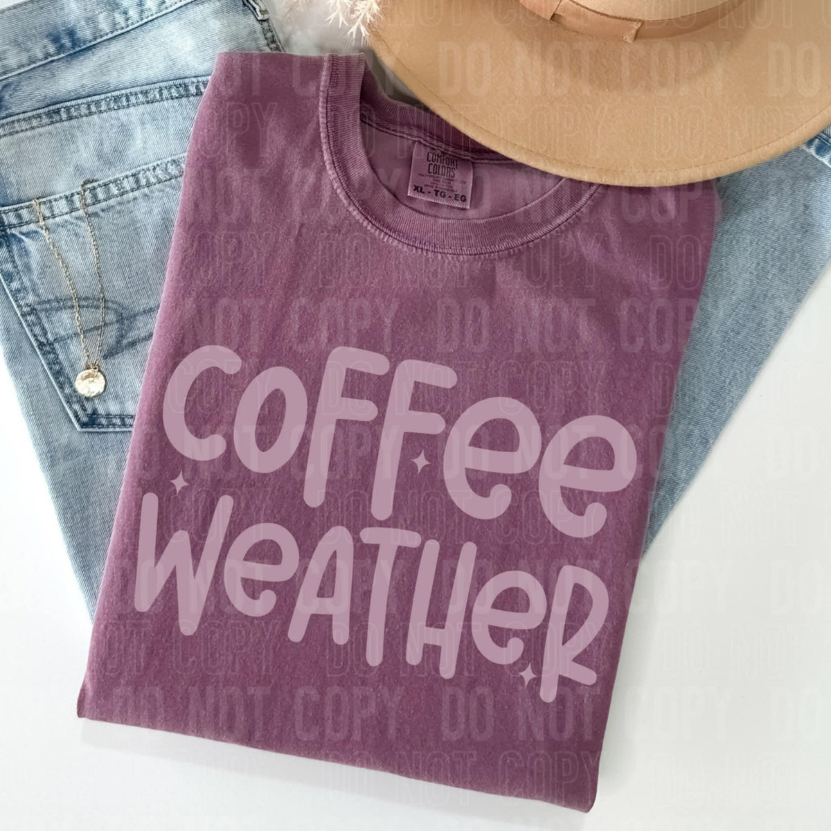 Coffee weather purple (SBB) 109852 DTF transfer