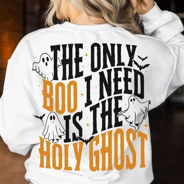 The only boo I need is the Holy Ghost (KARTA) 62923 DTF transfer