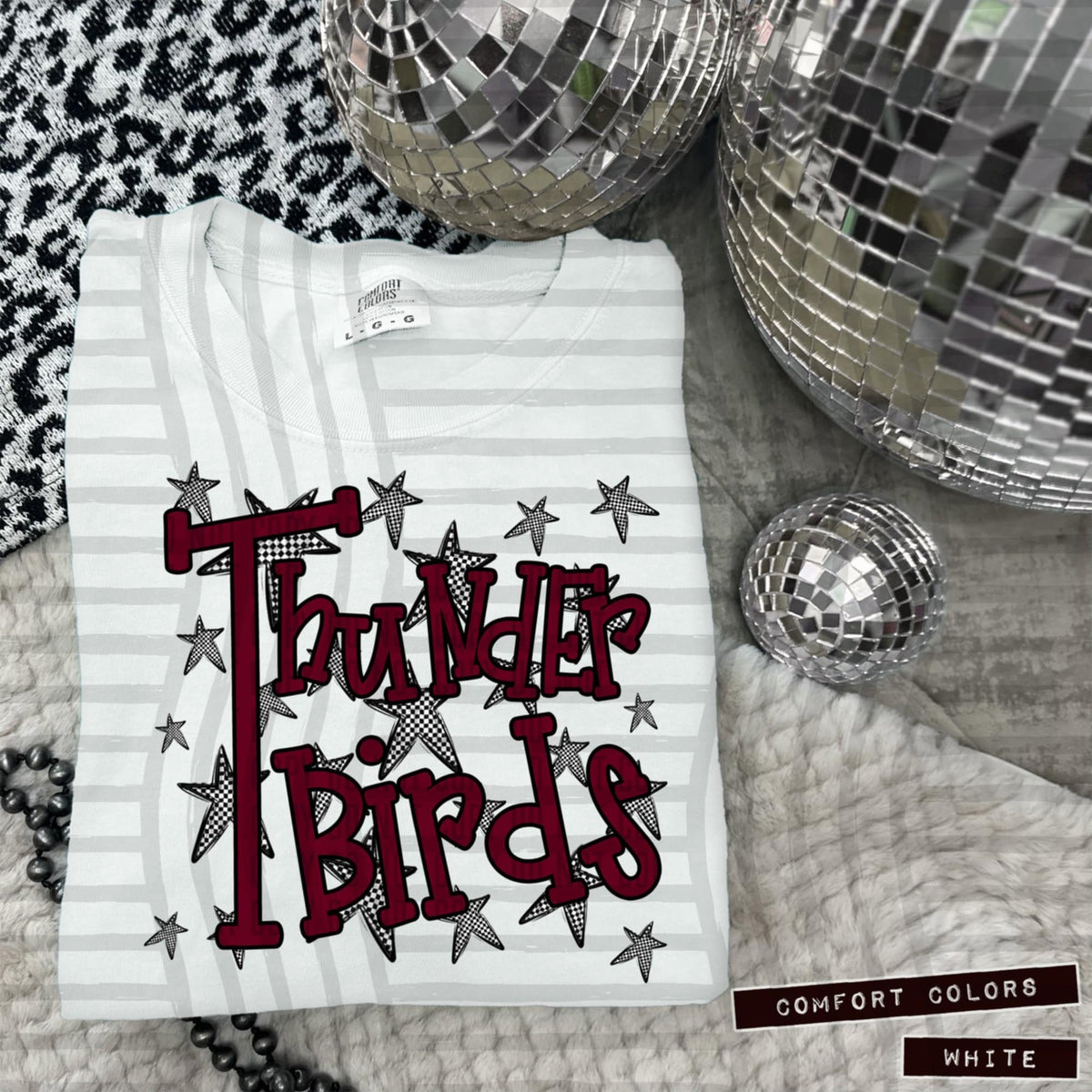 Maroon Staggered Mascots (Caplinger)