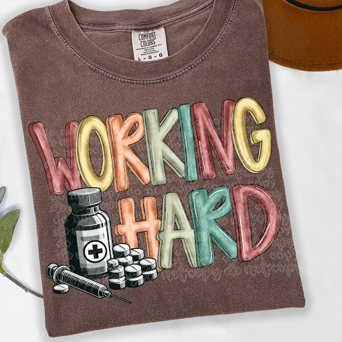 Working hard pharmacist (TTD) 91537 DTF transfer