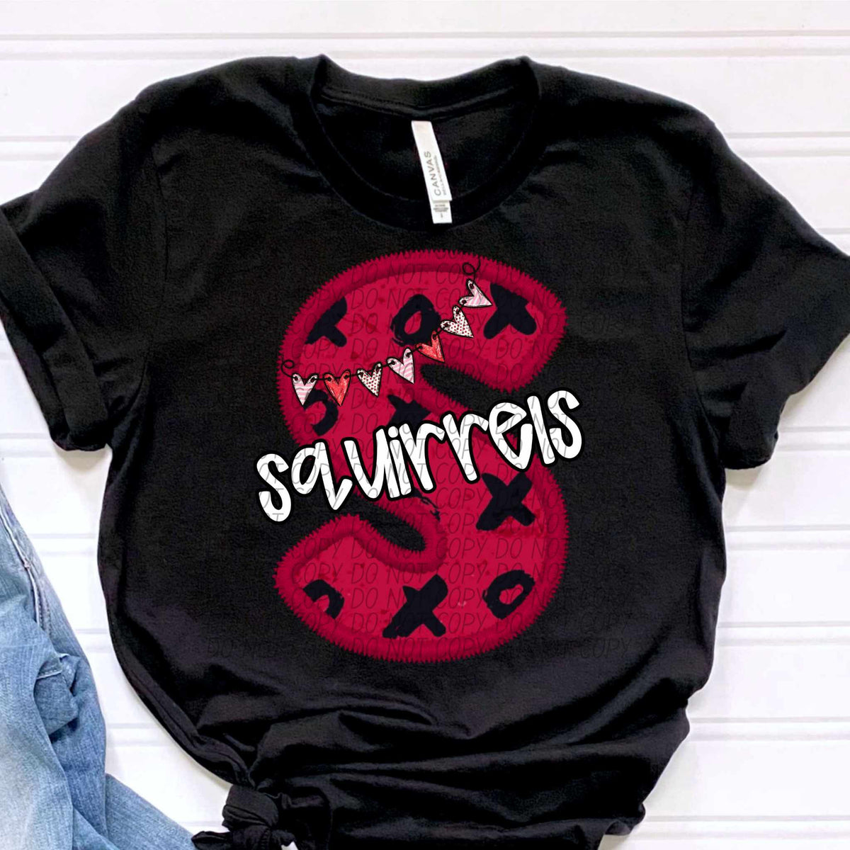 S squirrels valentine (CITY) 79067 DTF transfer