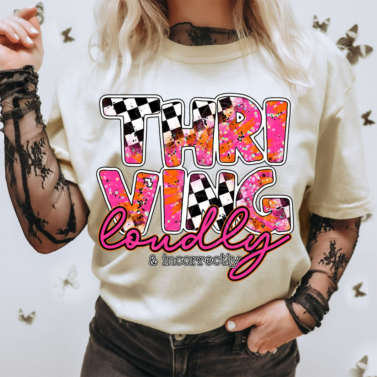 Thriving loudly sunday special DTF transfer