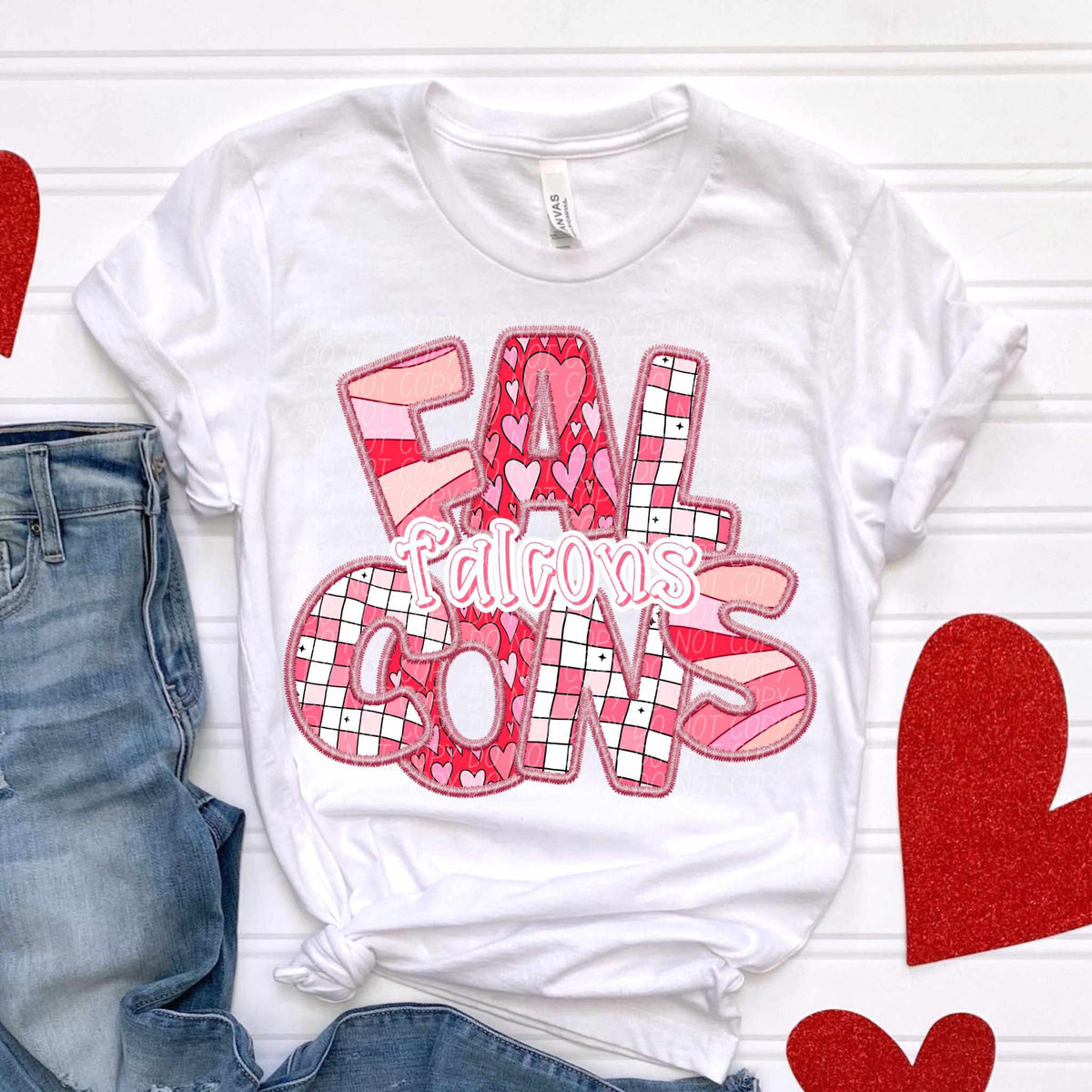 Falcons pink groovy (CITY) 79610 DTF transfer