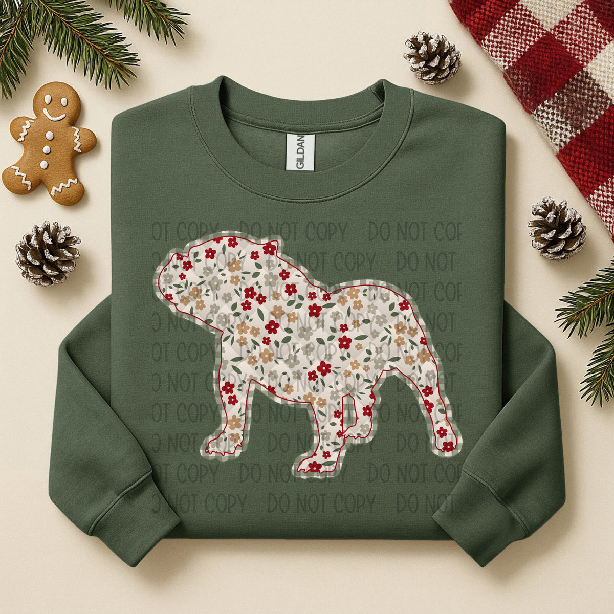 American Bully Floral (SWD) DTF TRANSFER