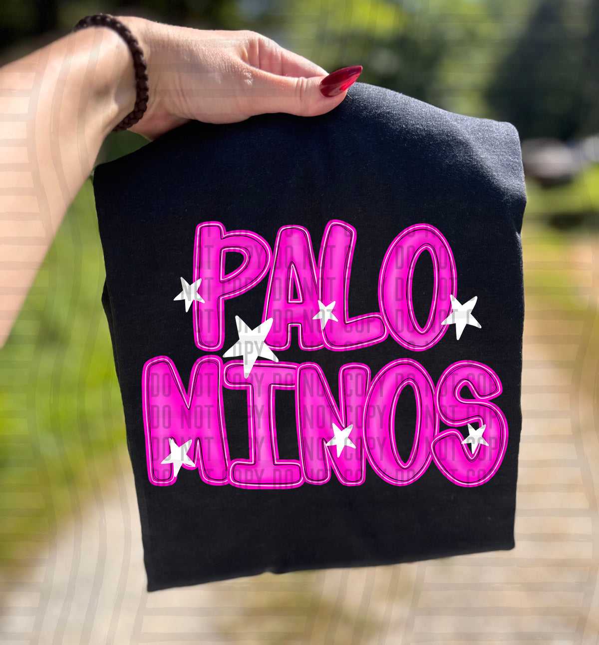 Palominos Pink And Preppy Split 112918 DTF transfer