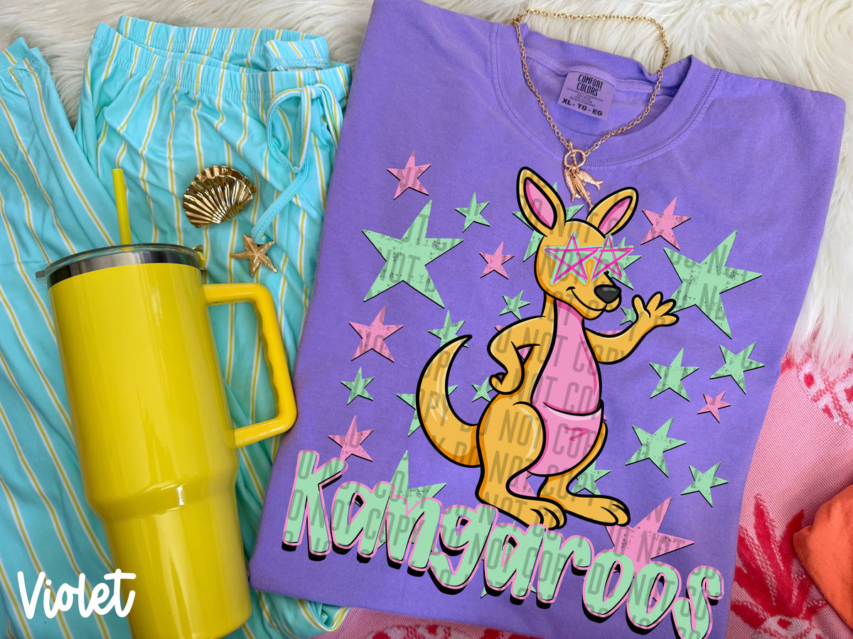kangaroos starry eyed (Caplinger) DTF Transfer