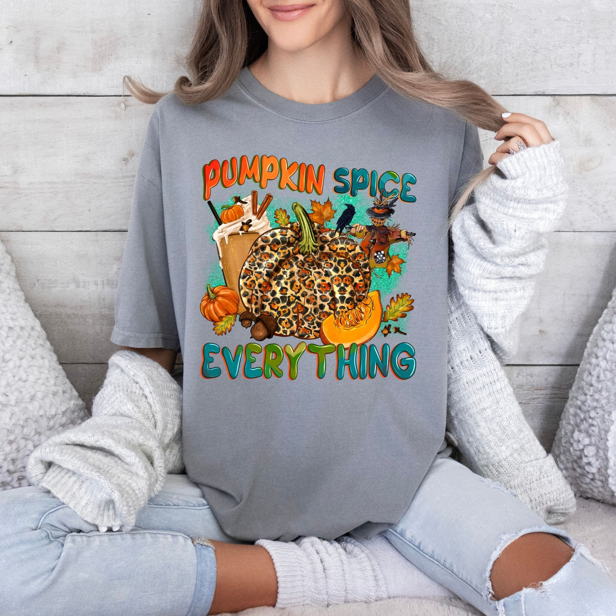 Pumpkin Spice Everything-47202-DTF transfer