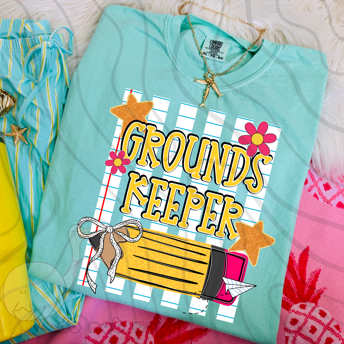 Grounds keeper pencil stripes (DKD) DTF Transfer