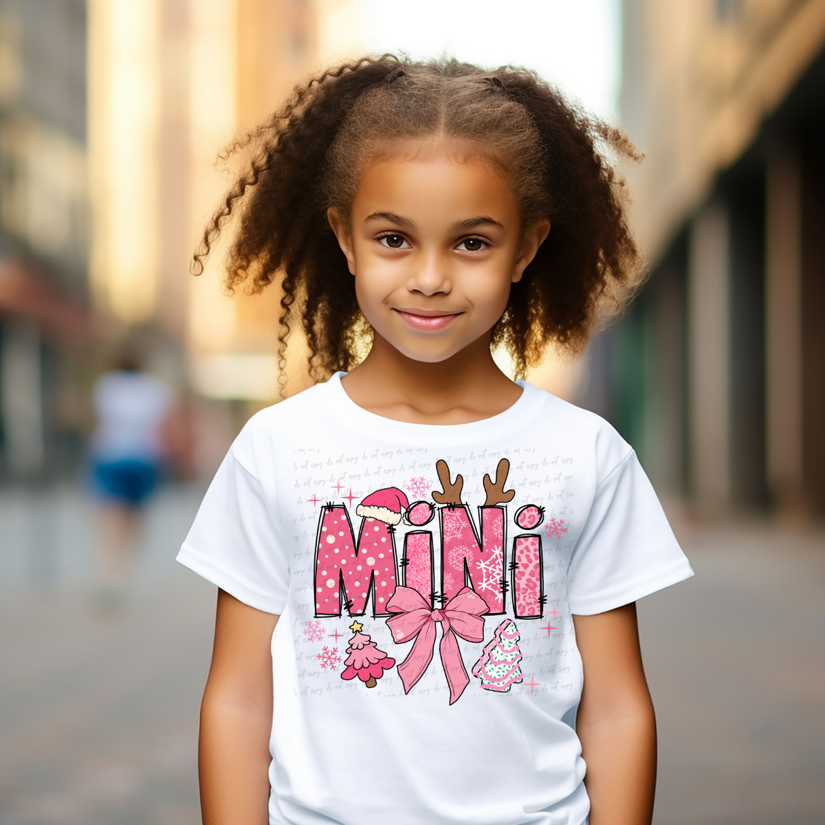 Pink Mini With Bow & Cake 68569 DTF Transfers