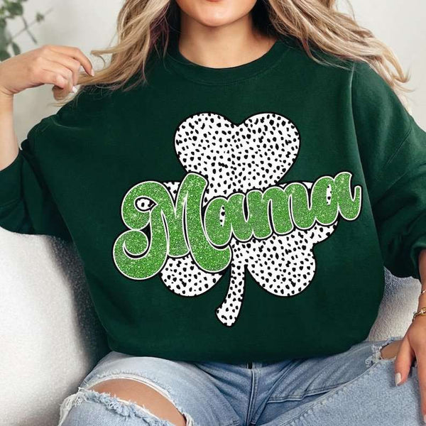 Mama damnation clover 77601 DTF transfer