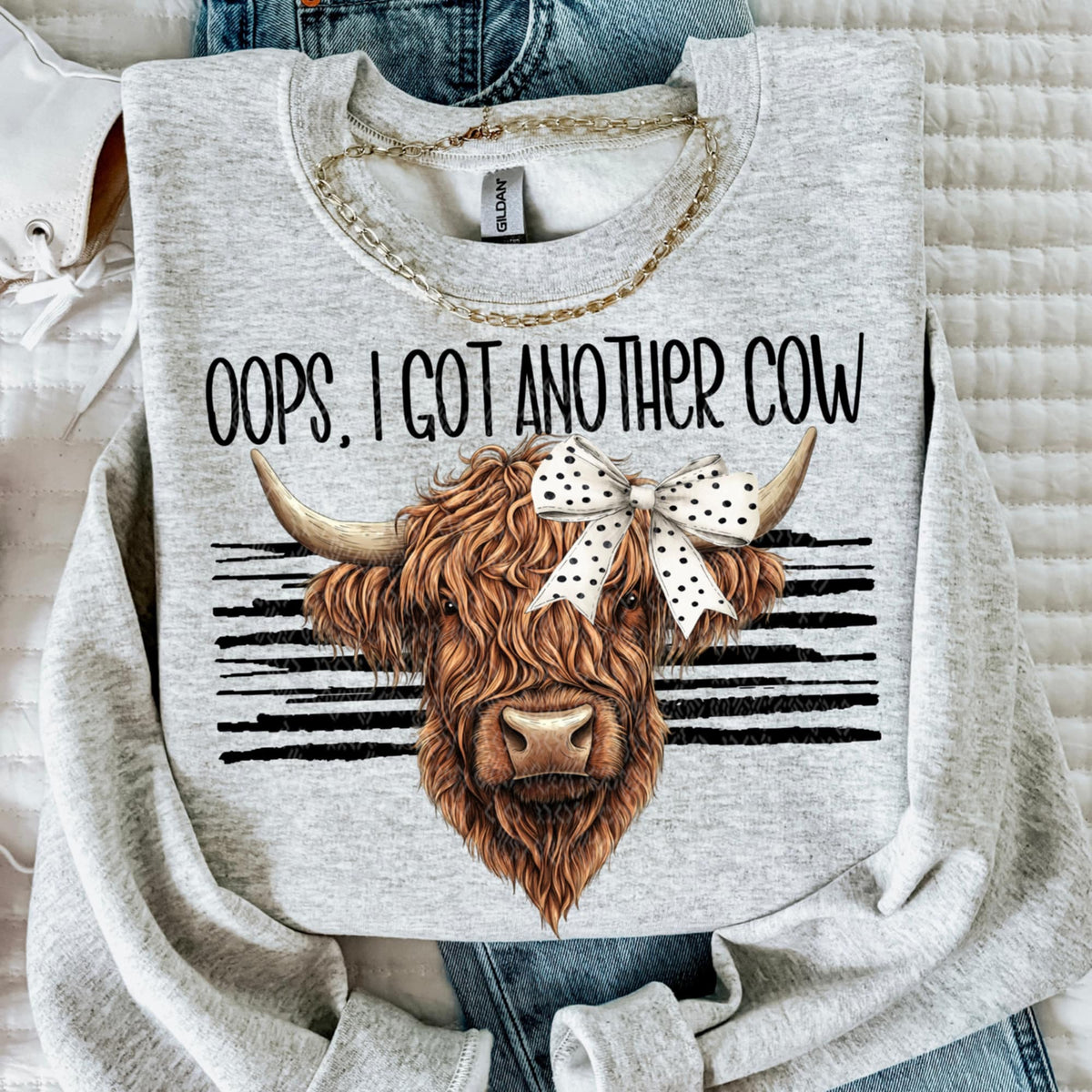 Oops, I got another cow (TTD) 85751 DTF transfer