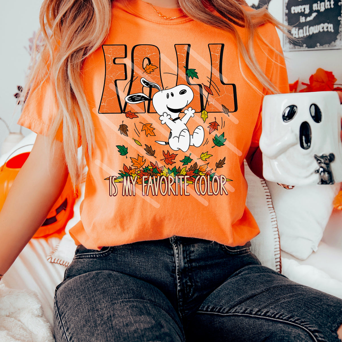 Fall Is My Fav Color peanut 114047 DTF transfer