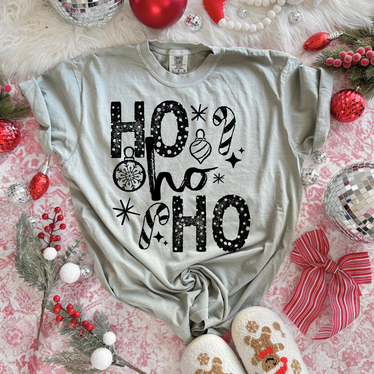 Ho Ho Ho (black) (CSC) DTF Transfer