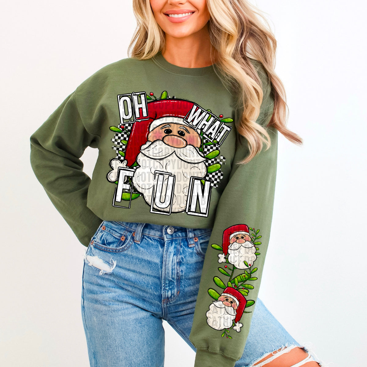 Oh what fun FRONT 103585 DTF transfer