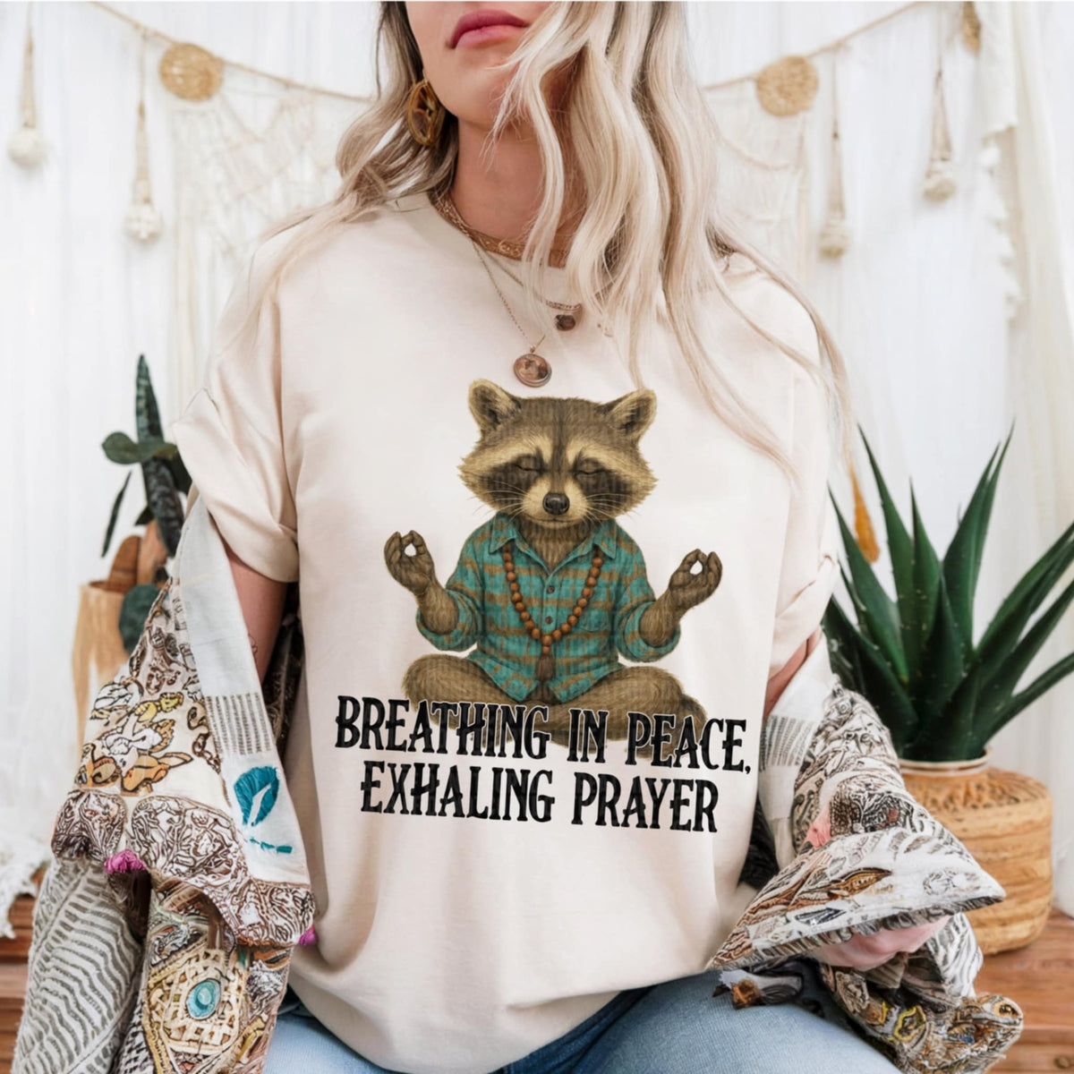 Breathing in peace exhaling prayer (SDD) 98385 DTF transfer