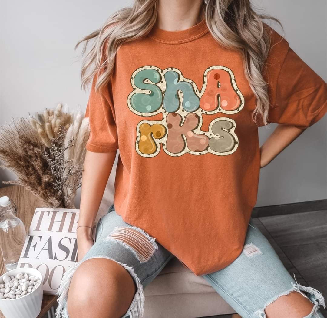 Sharks boho (C’s) 60268 DTF transfer