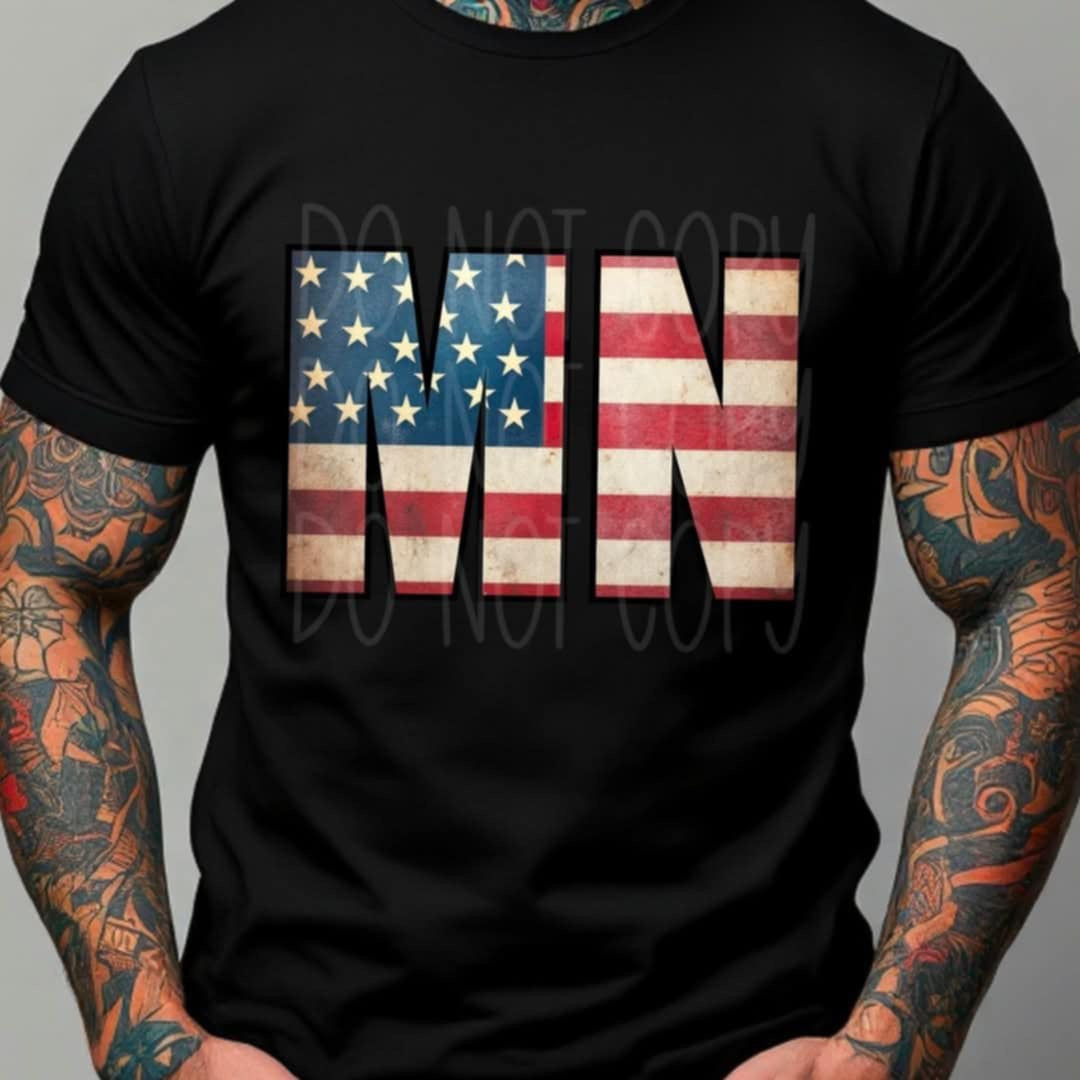 Patriotic States Initials