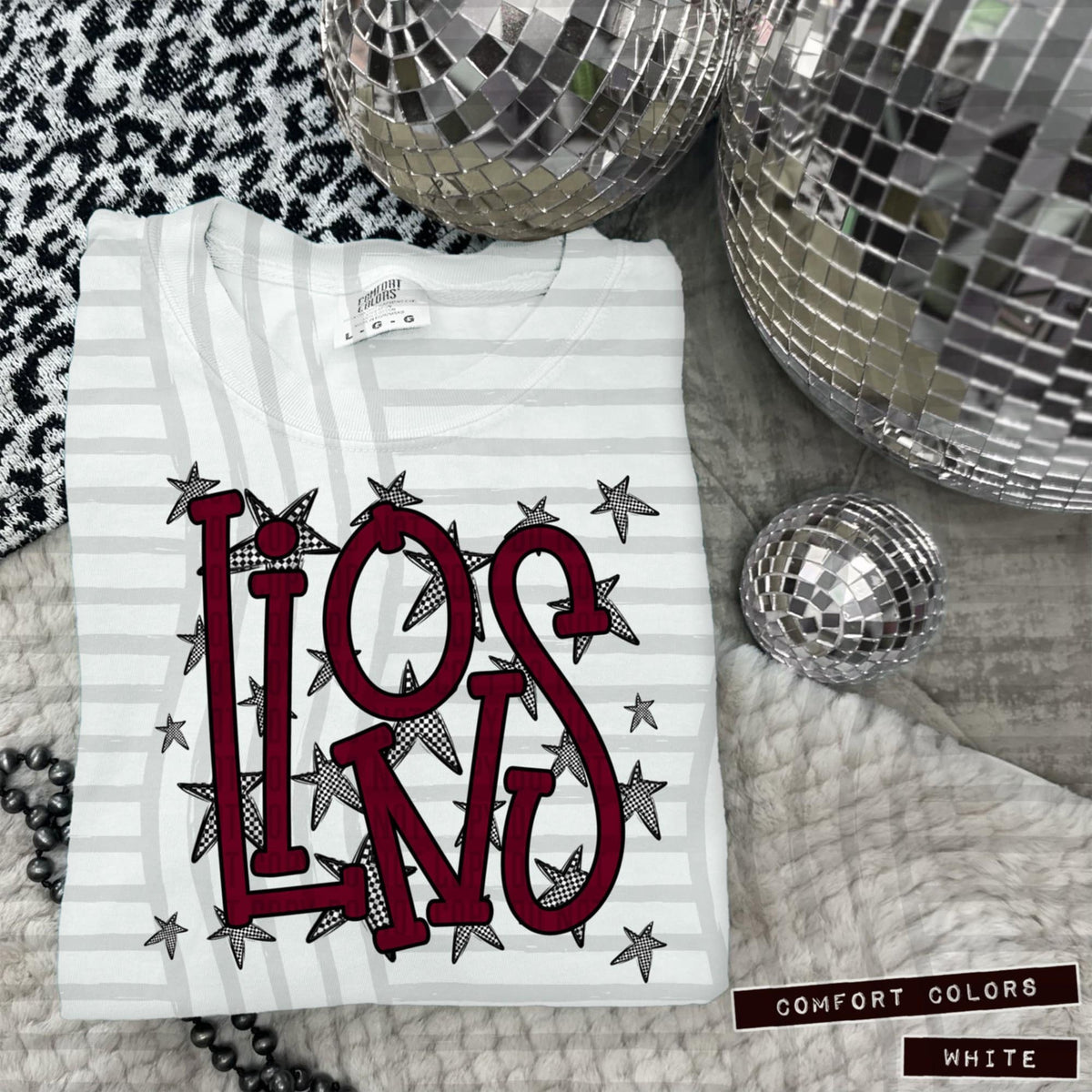 Maroon Staggered Mascots (Caplinger)