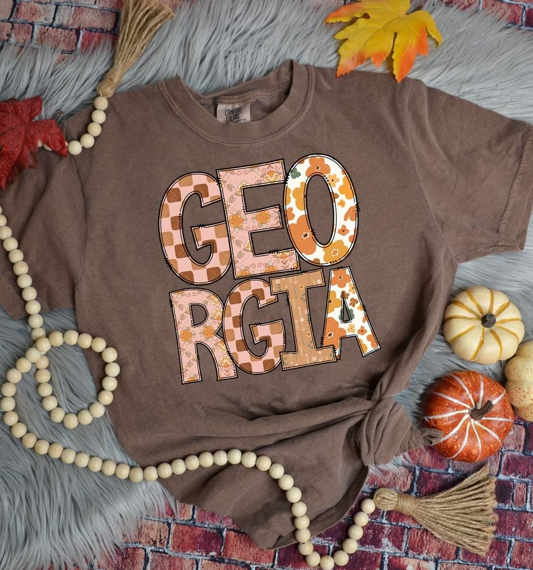 Georgia fall boho states (S&G) 52729 DTF transfer