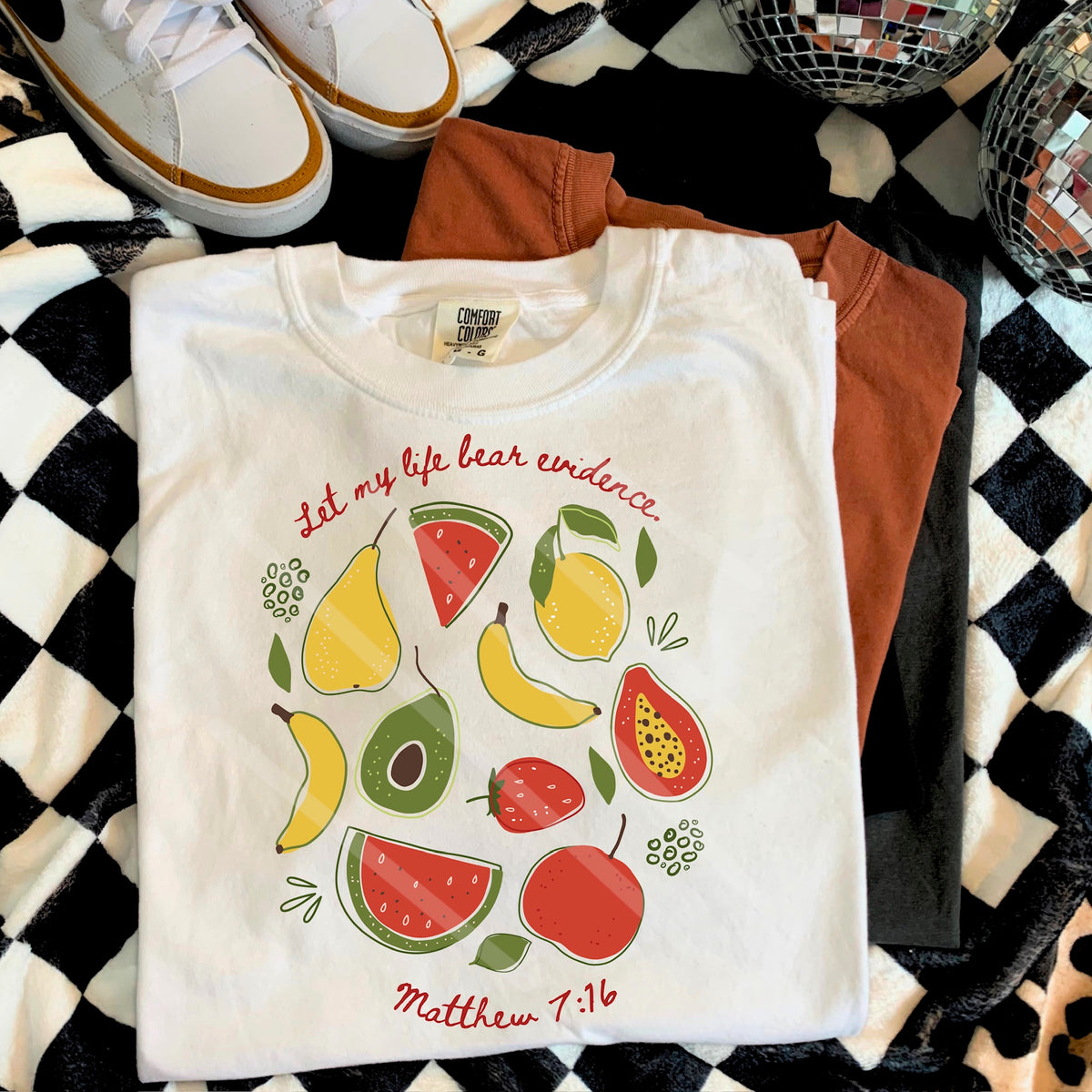 Let my Life Bear Evidence fruit 110644 DTF transfer