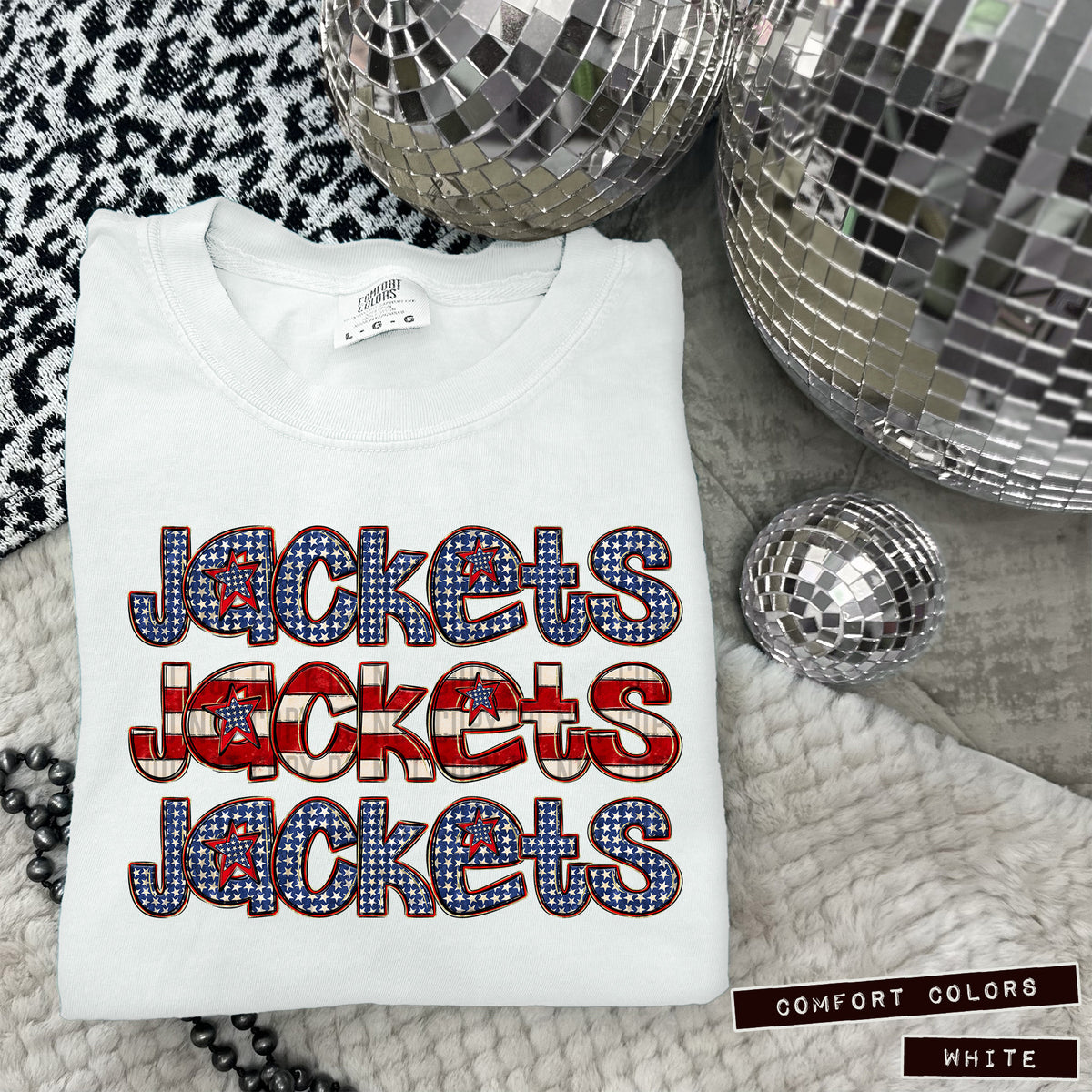 Jackets RWB stacked (Caplinger) DTF transfer