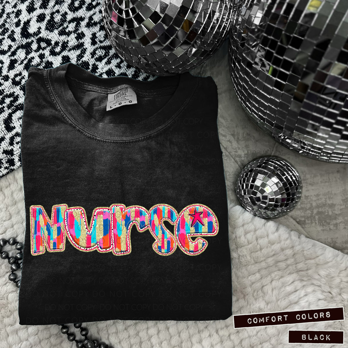 Nurse Tutti Brushstrokes (Caplinger) DTF transfer