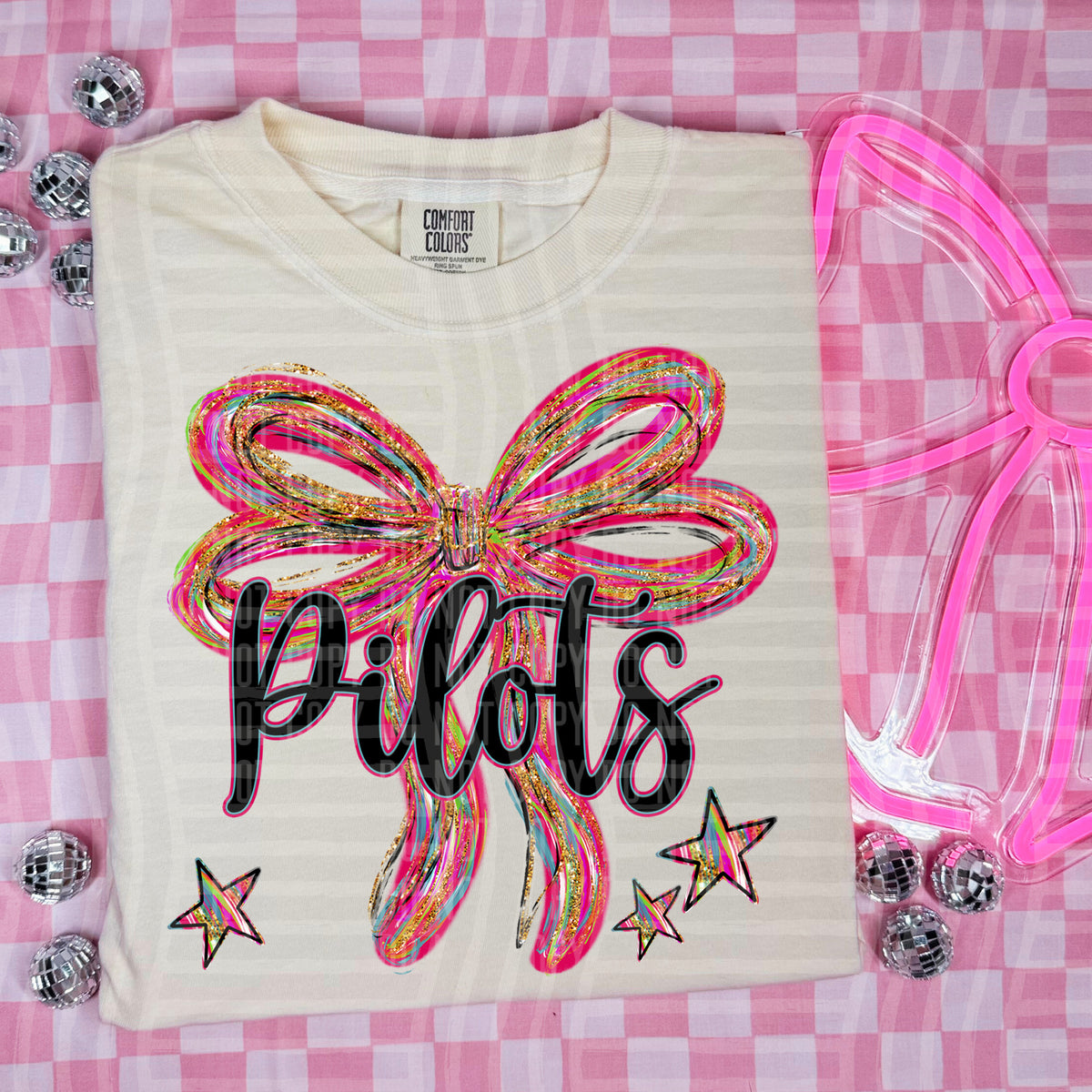Pilots Whimsical Bow (caplinger) DTF transfer
