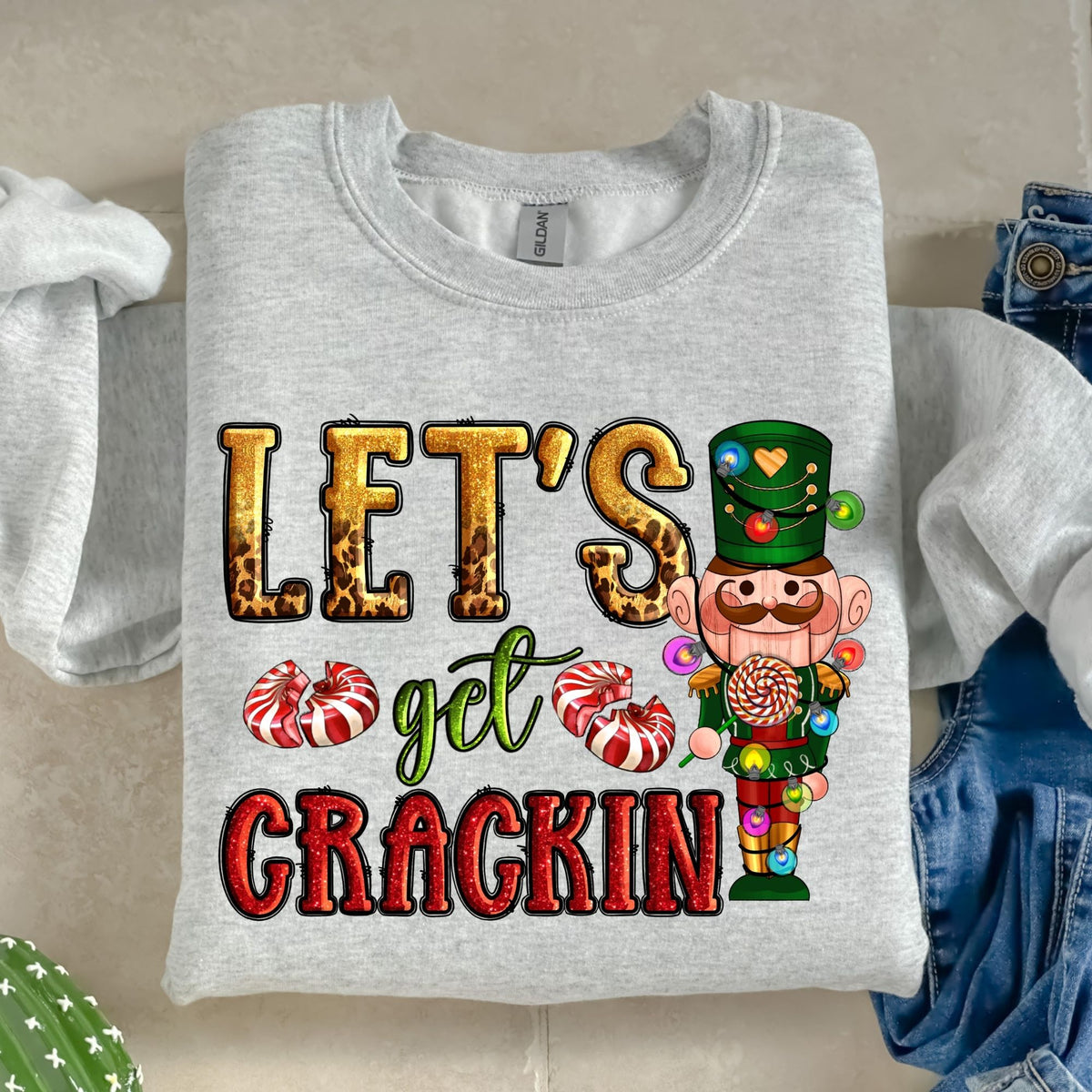Let's Get Crackin-38666-DTF transfer