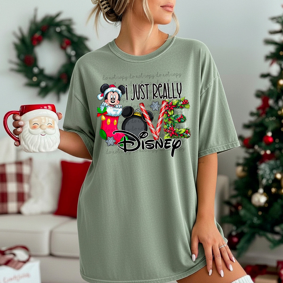 I just really love (boy mouse) 117443 DTF transfer