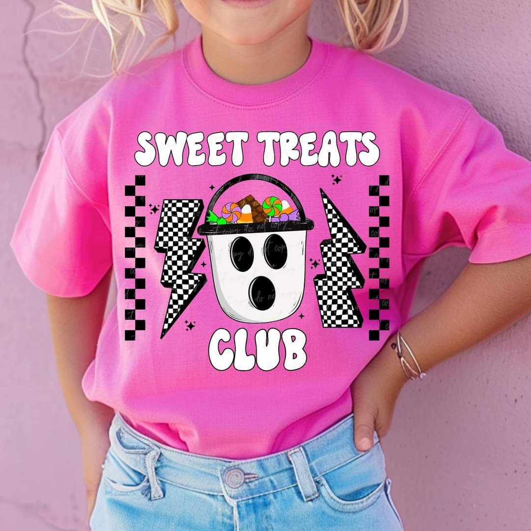 Sweet treats club white bucket (VIRGO) 50165 DTF transfer