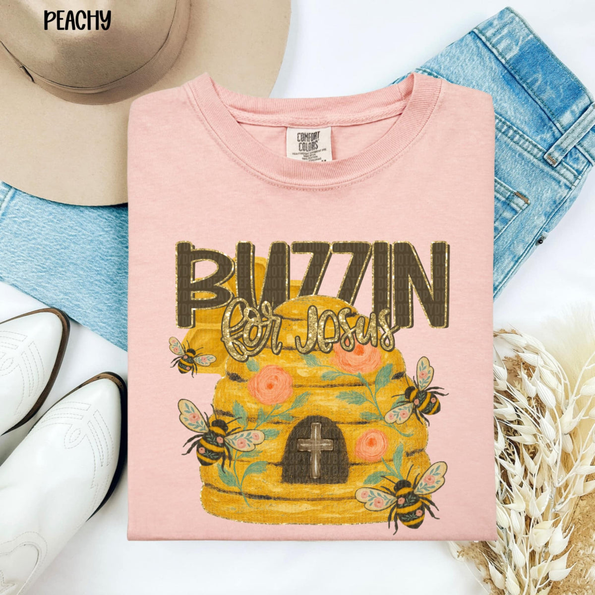 Buzzin for Jesus (SDD) 99271 DTF transfer