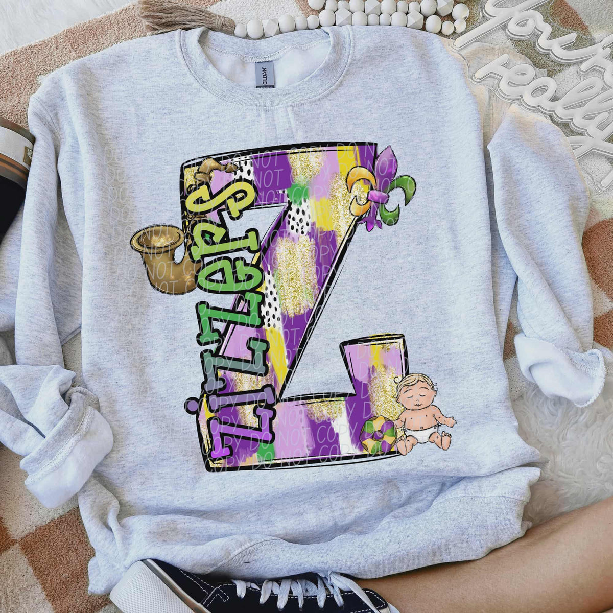 Zizzers Mardi Gras (city) DTF Transfer